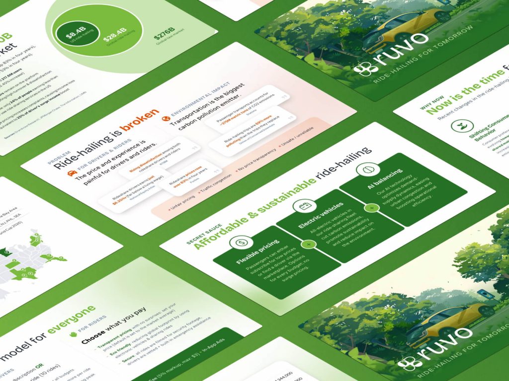 green-transportation-pitch-deck_preview Electric Vehicle Rideshare Pitch Deck