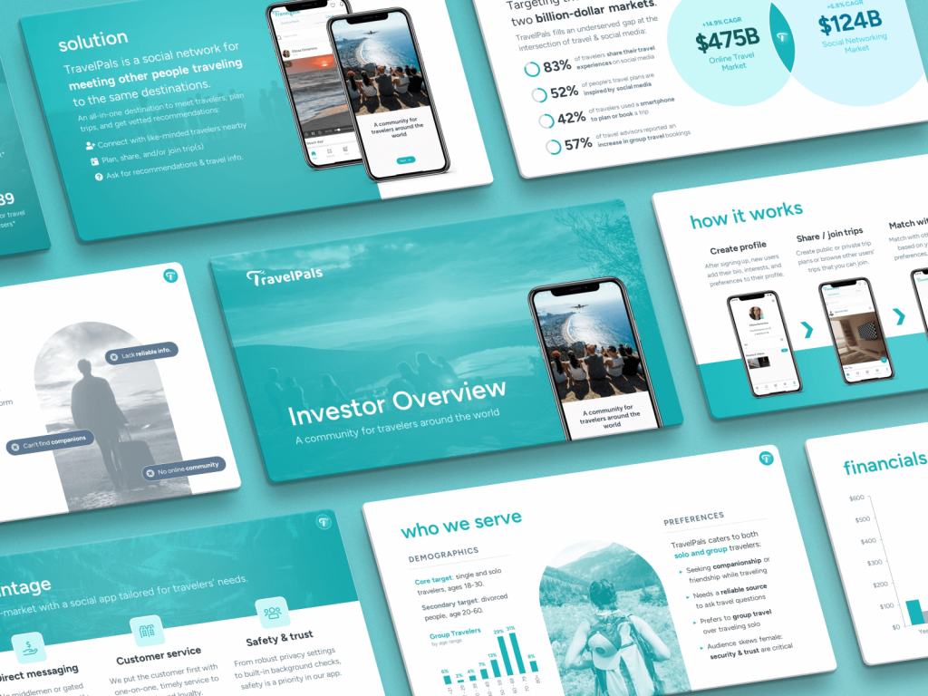 travel-pitch-deck-designer Mobile App Pitch Deck